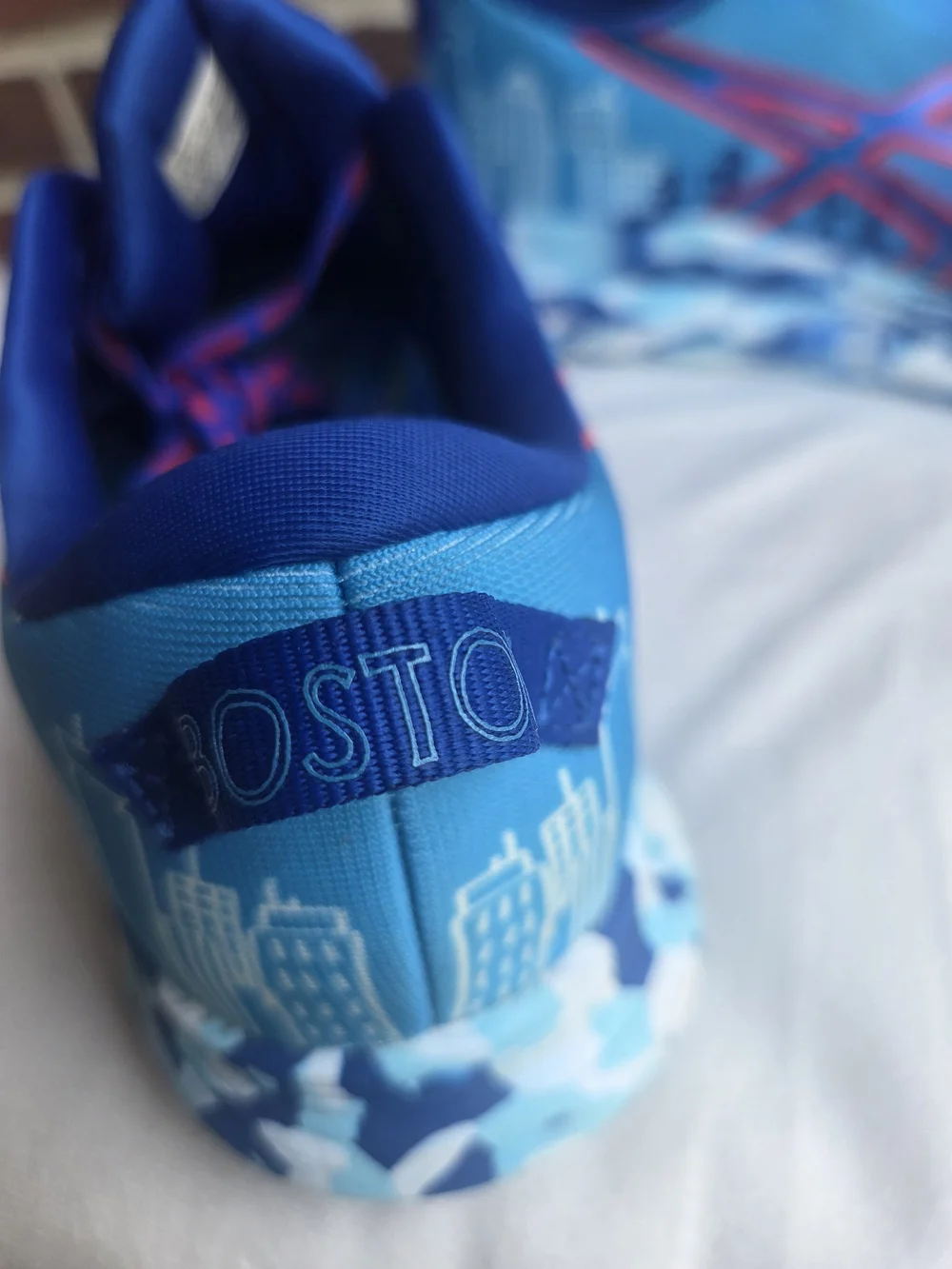 ASICS Gel-Noosa Tri 13 Boston Marathon 2021 Men’s Size 9 Blue Running Shoes
